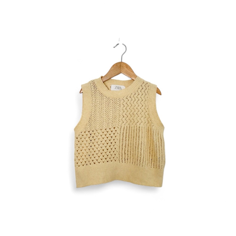 Zara Kids Open Knit Vest